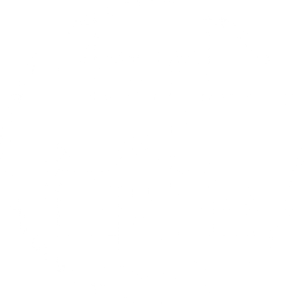 Jenny's Smoke Shack logo in white
