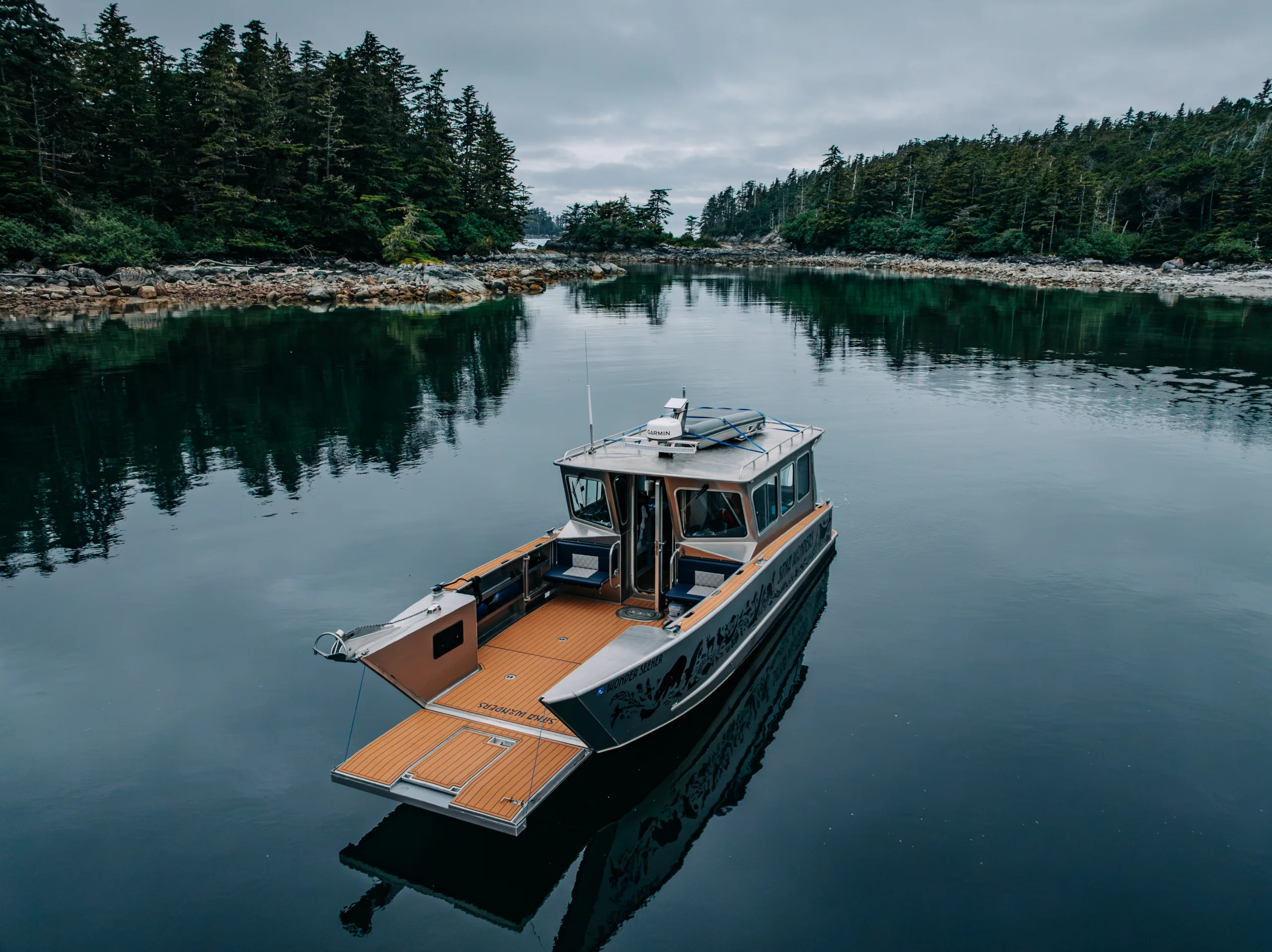 Sitka Wonders boat out in Alaska with UltraDeck underfoot.