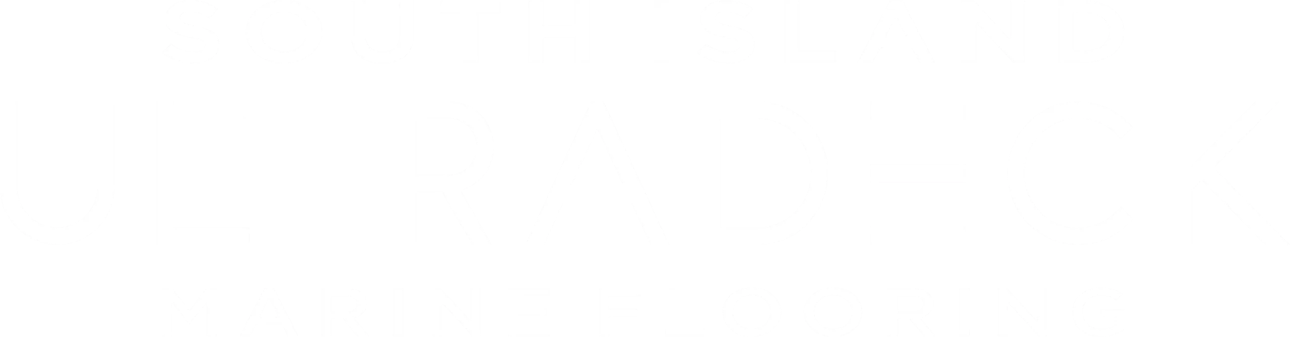 South Island UltraDeck logo in white