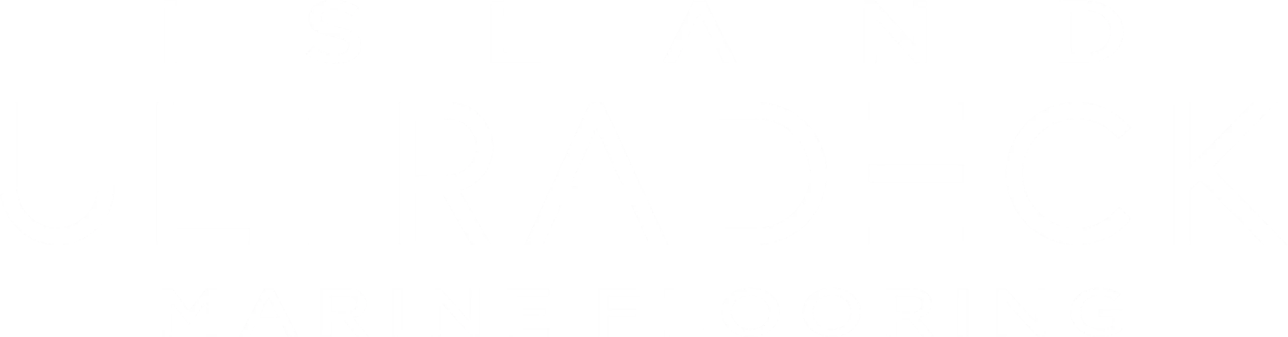 Island Ultradeck Logo Horizontal White